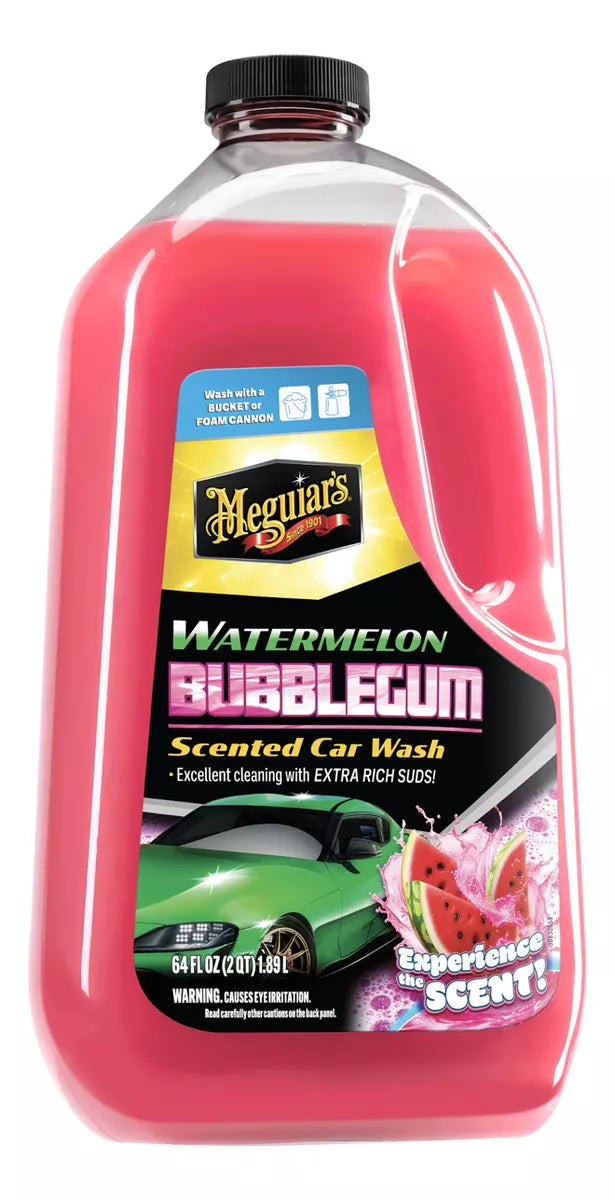 Shampoo Para Autos Watermelon Bubblegum Wash 1.89L (G250464 ) Meguiar’s