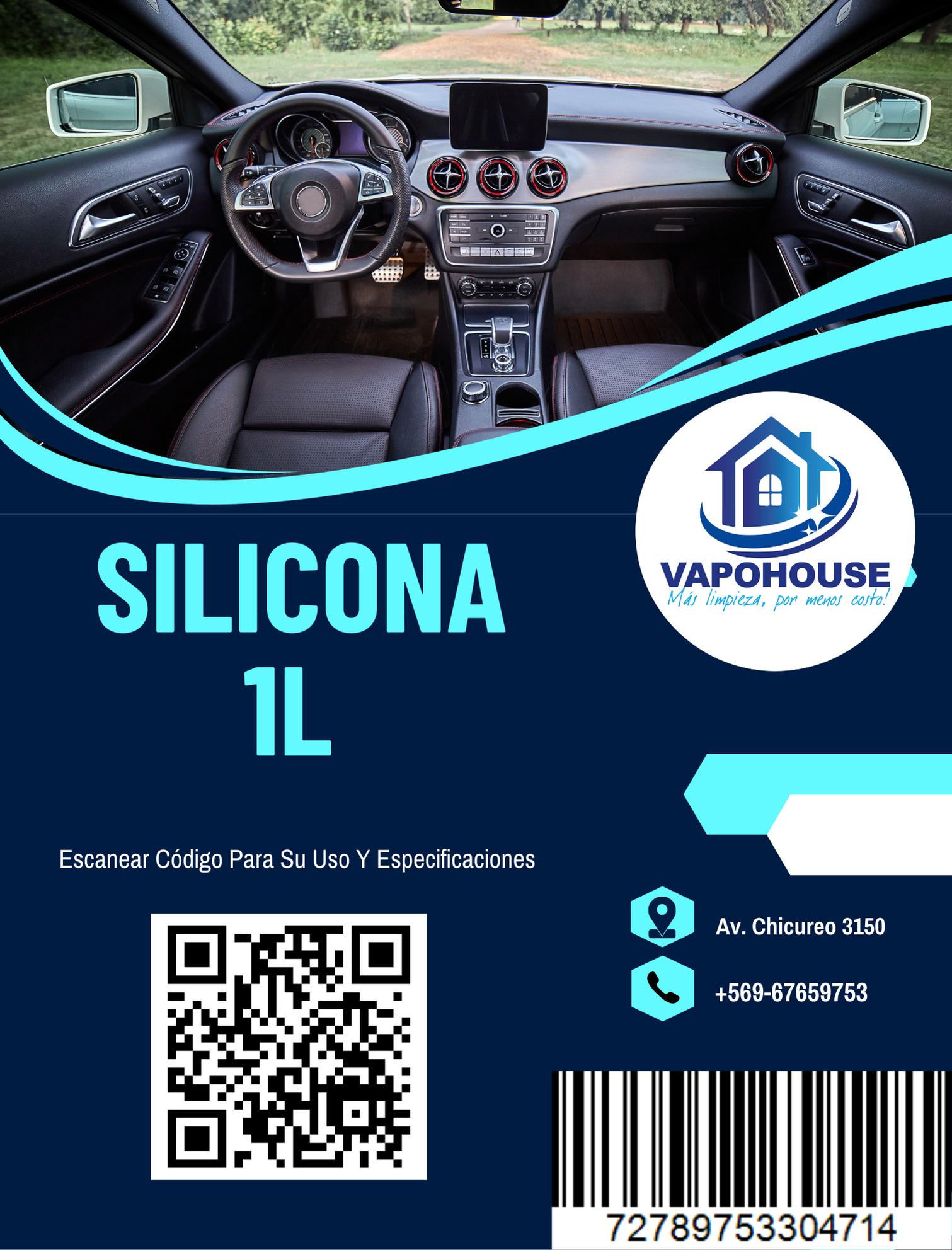 Silicona  1L Vapohouse