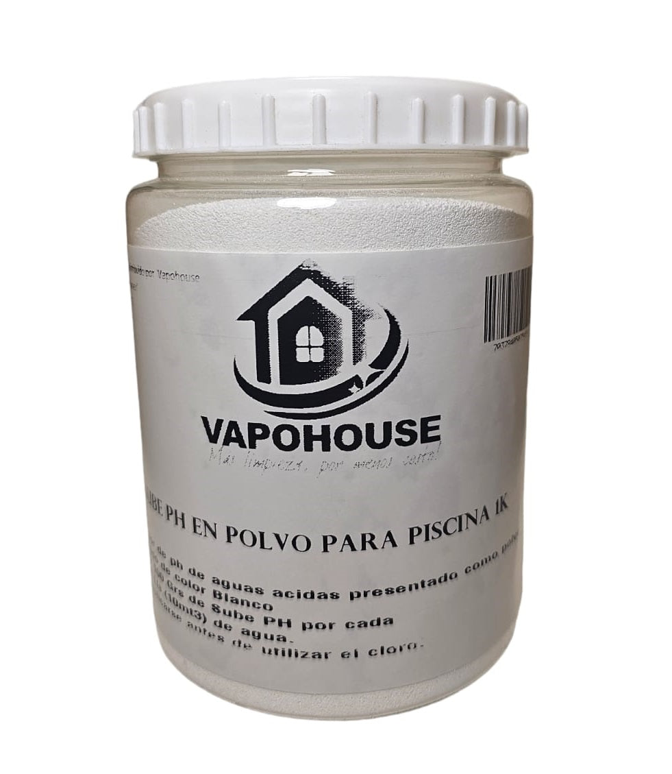 Sube PH En Polvo Para Piscina 1K Vapohouse