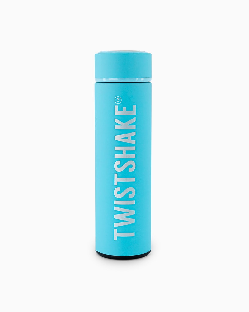 Termo  De Agua Hot & Cold Azul Pastel 420ml Twistshake