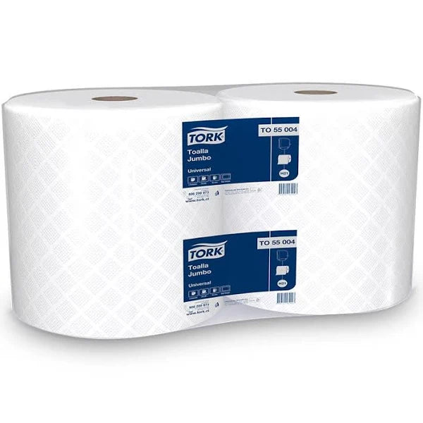 Toalla De Papel Una Hoja 250m 2 Rollos Tork