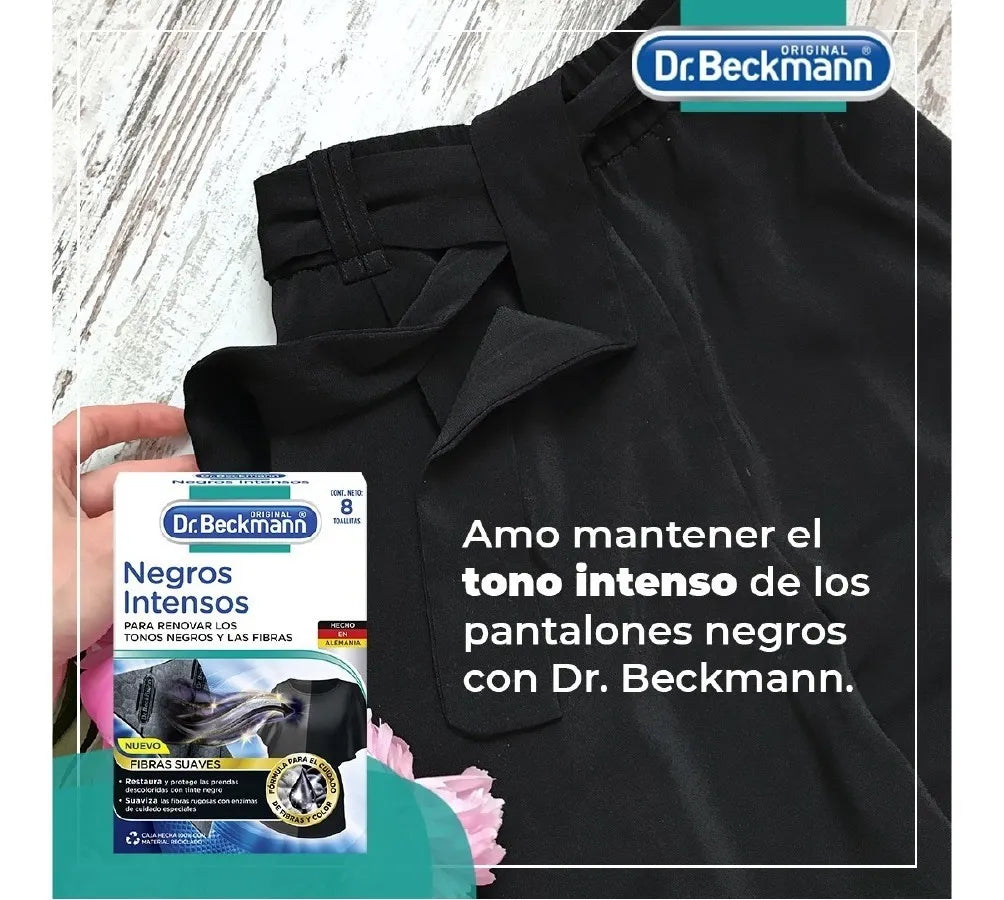 Toallitas Activas Negros Intensos 8 Un Dr.Beckmann