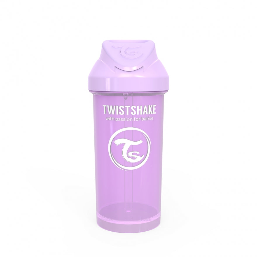 Vaso Con Bombilla Straw Cup Morado 360ml Twistshake