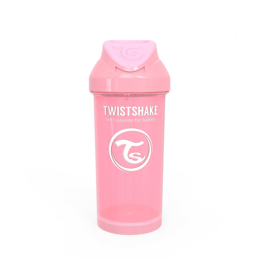 Vaso Con Bombilla Straw Cup Rosado 360ml Twistshake