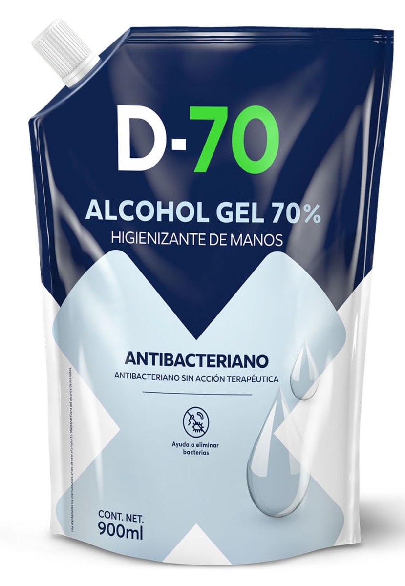 Alcohol Gel D-70 Doypack 900ml Virginia