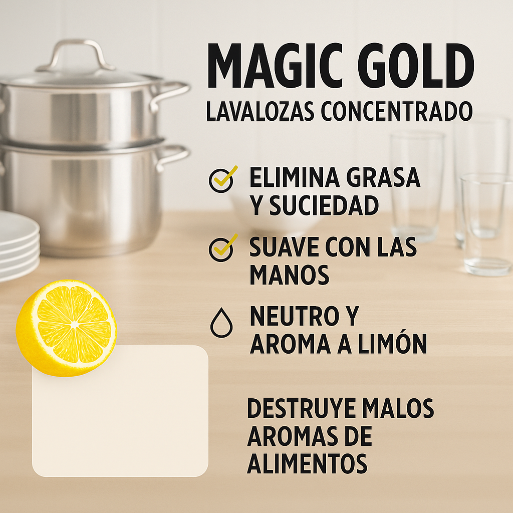 Lavalozas Concentrado Magic Gold 2L Vapohouse