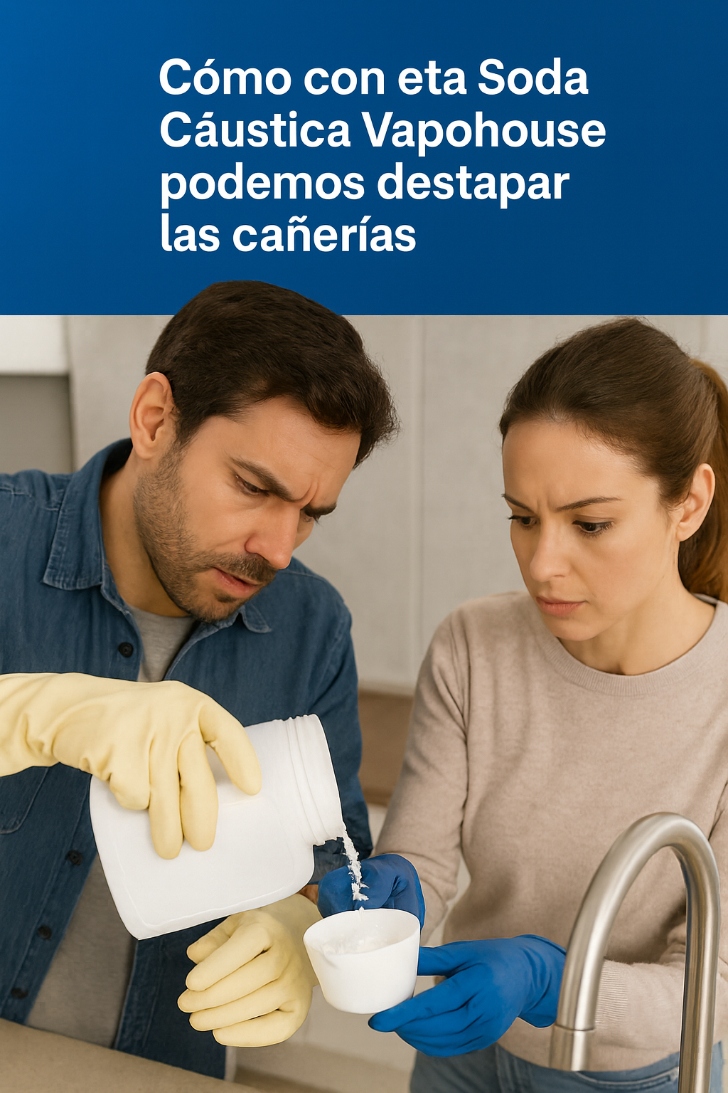 Soda Caustica 1Kg Vapohouse