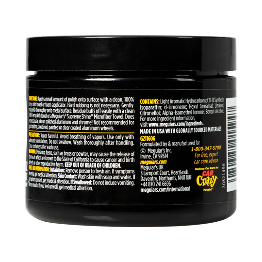 Pasta De Pulir Metales Metal Polish 170G (G211606) Meguiar’s