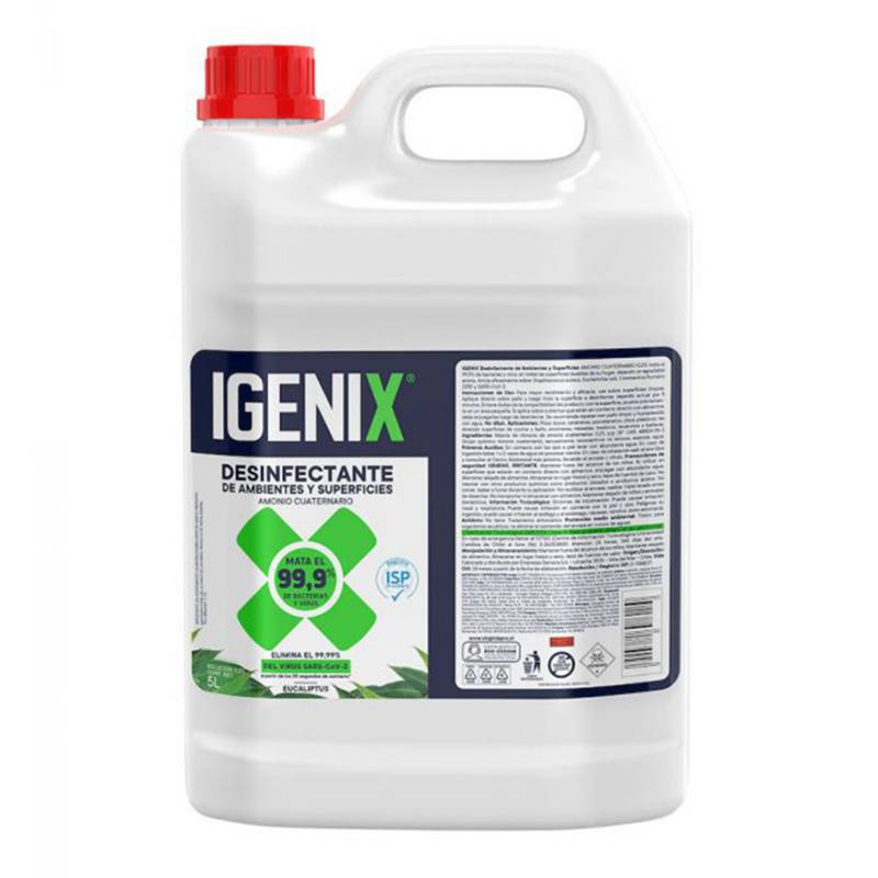Limpiador Desinfectante Profesional Eucalipto 5L Igenix