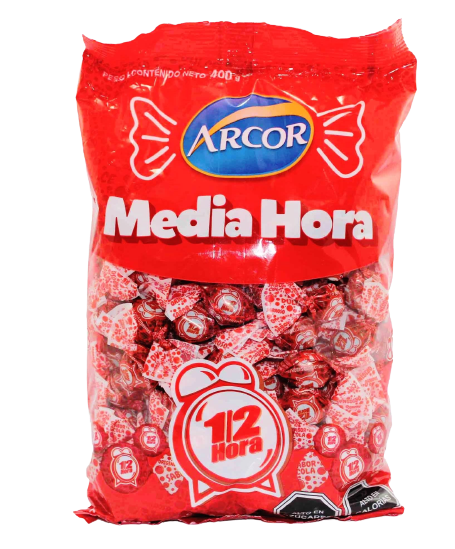 Caramelos Media Hora 400g 1un Arcor