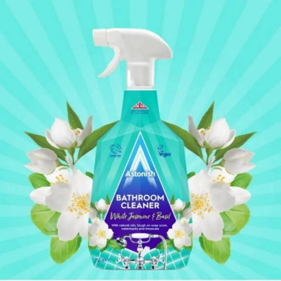 Limpiador Baños Jazmín Blanco y Albahaca 750 ml Astonish 