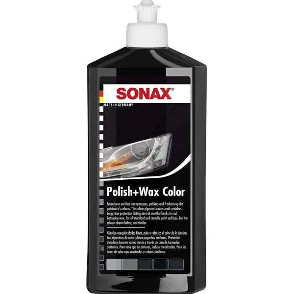 Cera Para Auto Con Pulimento Polish Wax Cera Negra 500ml Sonax