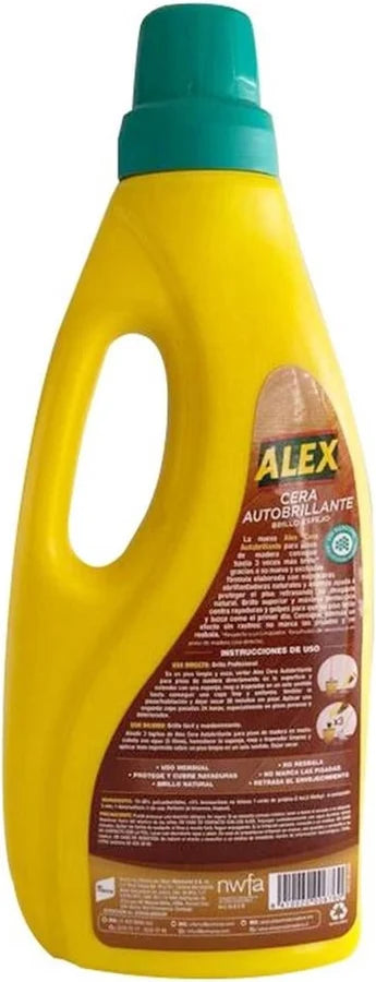Cera Autobrillo Pisos Madera Jabon De Coco 750cc Alex