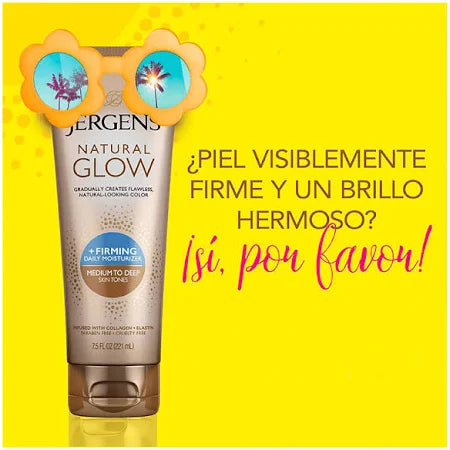 Crema Corporal Autobronceante Reafirmante  Natural Glow 221ml Jergens
