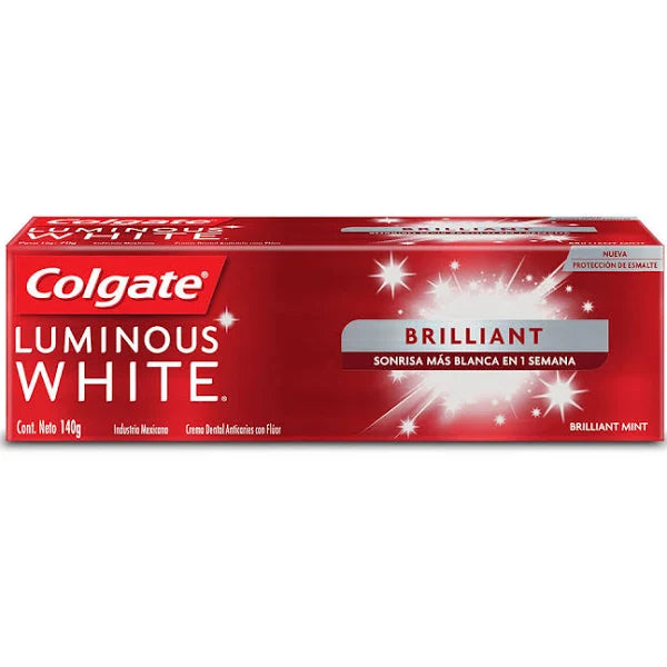 Pasta Dental Luminous White 140g Colgate