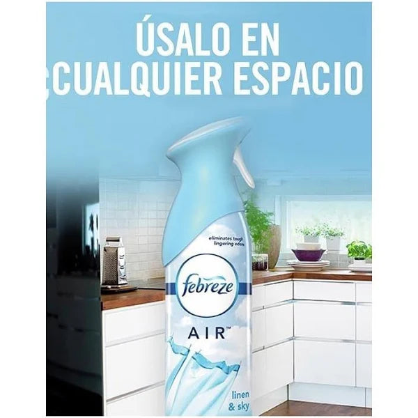 Aromatizante Ambiental Febreze Air 250g Linen & Sky