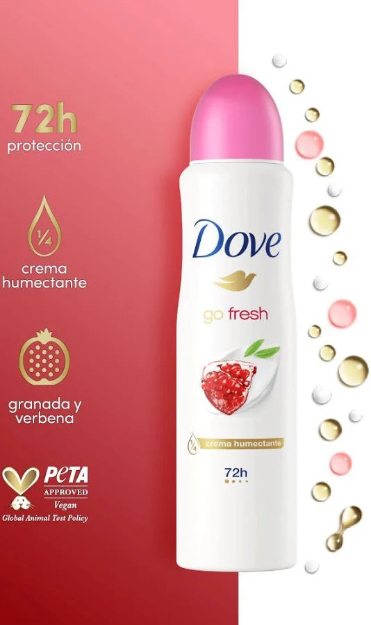 Desodorante Spray Fresh Care Granada 72H 150ml Dove