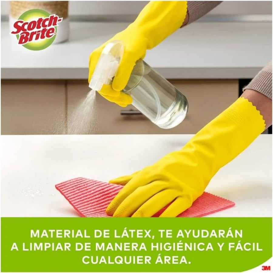 Guante Multiuso Puntas Reforzada  L;M;S Scotch Brite