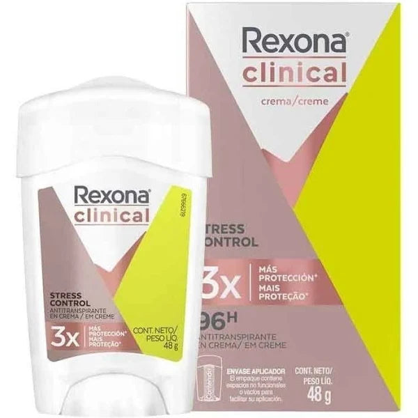 Desodorante En Barra Clinical Women Stress Control 48gr Rexona