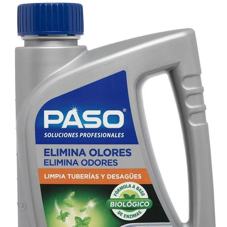 Desatascador Cañerías Elimina Olores Biológico 1 L Paso 