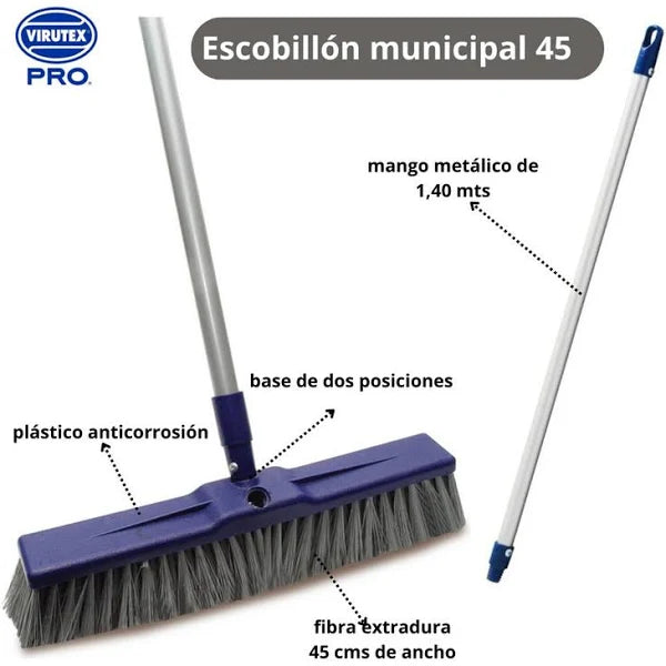 Escobillon Municipal 45cm 1u Virutex