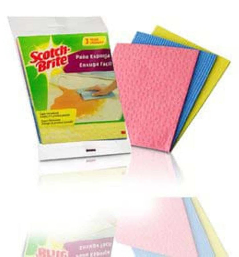 Paño Esponja Multiuso Ultra Absorbente 3u Scotch Brite