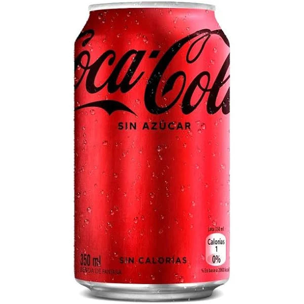 Coca Cola Sin Azucar 350ml Andina