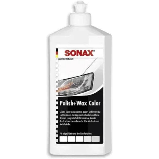 Cera Para Auto Con Pulimiento Polish Wax Cera Blanco 500ml Sonax