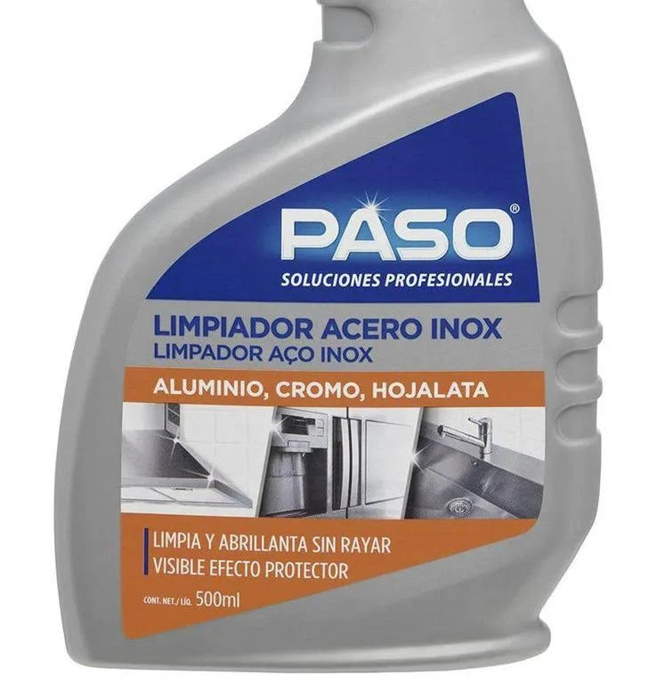 Limpiador Acero Inoxidable 500ml Paso