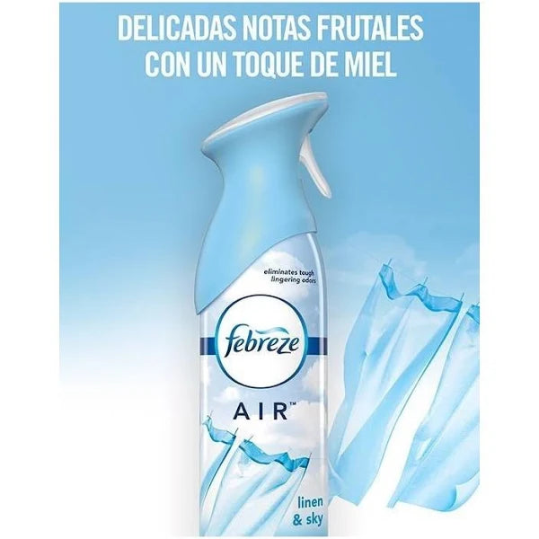 Aromatizante Ambiental Febreze Air 250g Linen & Sky