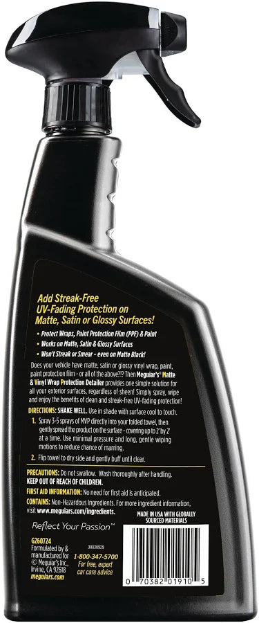 Limpiador y Acondicionador De Vinilo y Cacho Vinyl Wrap Protection 710 ml (G260724) Meguiar’s