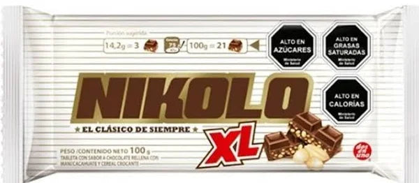 Chocolate Tableta Nikolo Xl 100g 1un Arcor