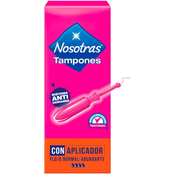 Tampones Comodidad-V Super Con Aplicador 8u Nosotras