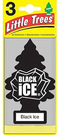 Aromatizante Para Autos Pino Black Ice 1un Little trees