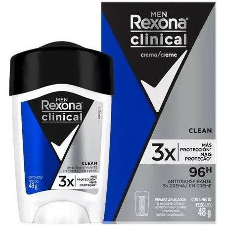 Desodorante En Barra Clinical Men Crema X3 48gr Rexona
