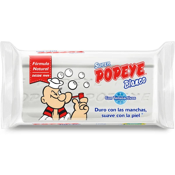 Jabón en Barra Extra Blanco 170g Popeye