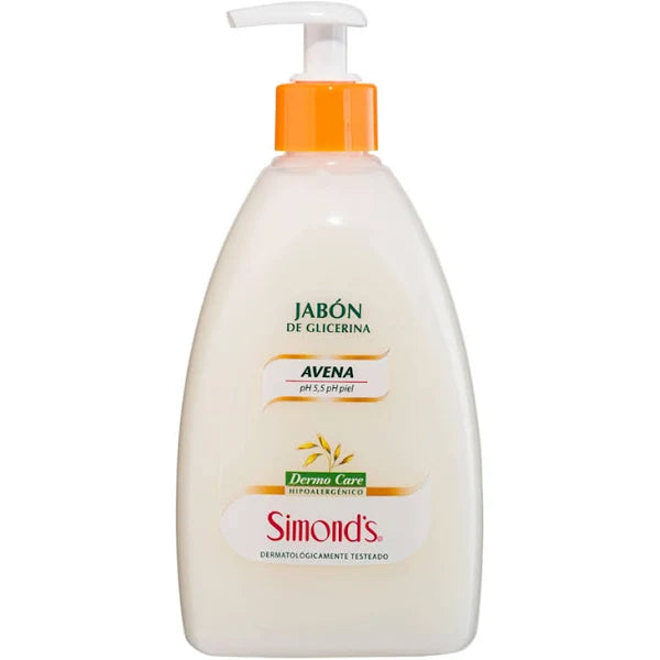 Jabón líquido Crema Avena PH5 500ML Simond's