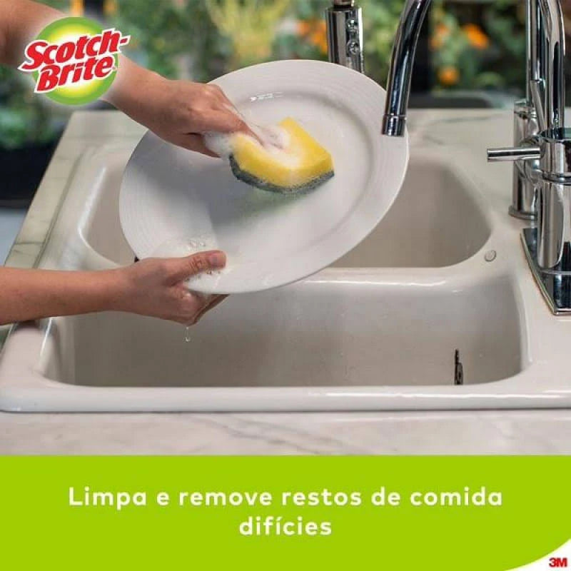 Esponja Lisa Limpieza Pesada 10u Scotch Brite