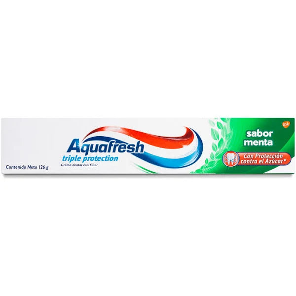 Pasta Dental Triple Protection Sabor Menta 155g Aquafresh