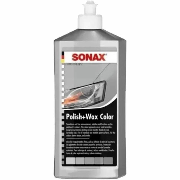 Cera Para Auto Con Pulimento Polish Wax Cera Gris Plata 500ml Sonax