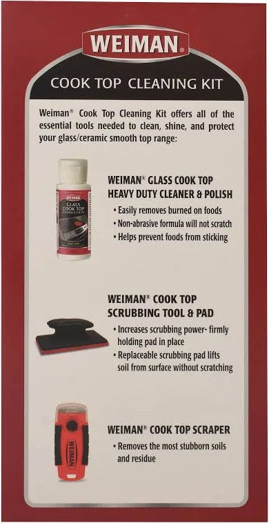 Kit para Limpiar Vitroceramica 5 In 1 Weiman