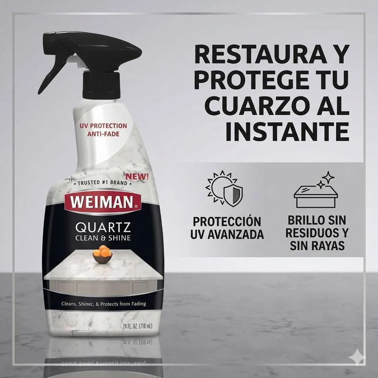 Limpiador y Abrillantador para Quarzo 710 ml Weiman