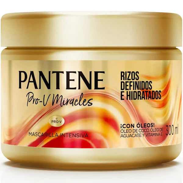 Mascarilla Intensiva Pro V Miracles Rizos  Definidos 300ml Pantene