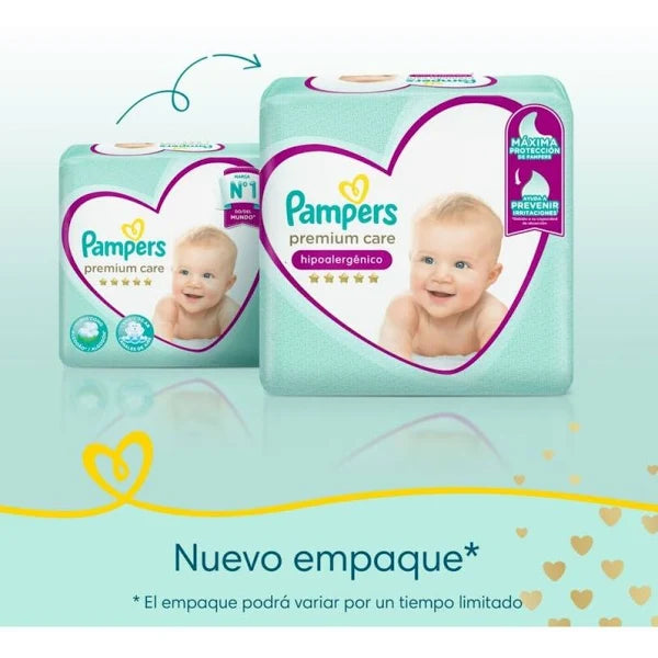 Pañales Premium Care XG 16u Pampers