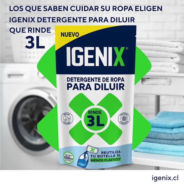 Detergente Liquido Igenix Para Diluir 500ml