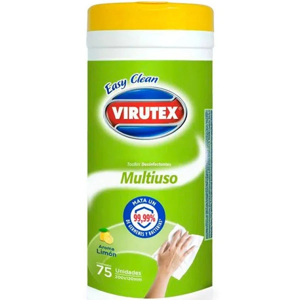 Toallitas Húmedas Desinfectantes Multiuso 75U Virutex