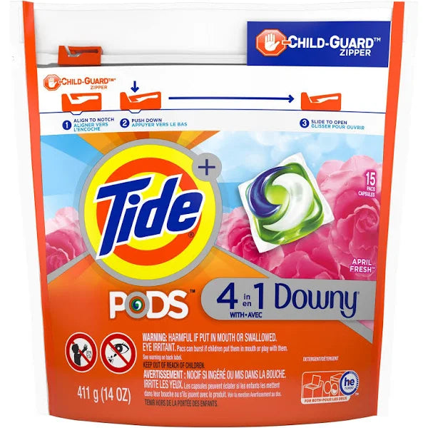 Detergente Capsulas Pods downy 15u Tide