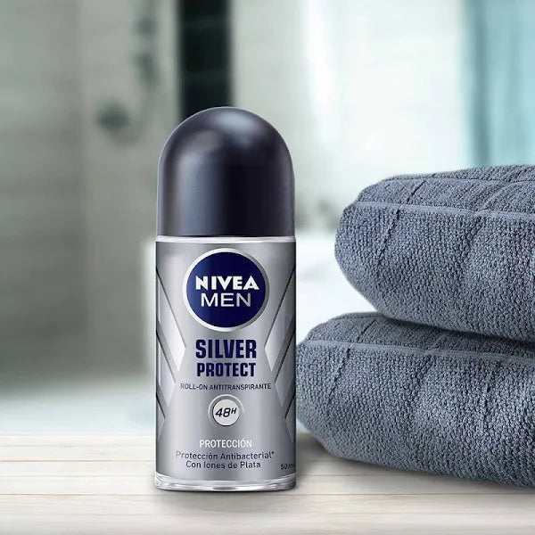 Desodorante Roll On Men Silver Protect 48h 50 ml Nivea