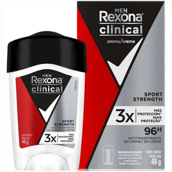 Desodorante En Barra Clinical Men Crema Sport 48gr Rexona