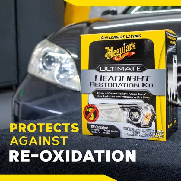 Restaurador De Focos Ultimate Headlight Restoration Kit (G2990) Meguiar’s